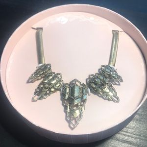 Beautiful goldtone Art Deco style Chloe + Isabel